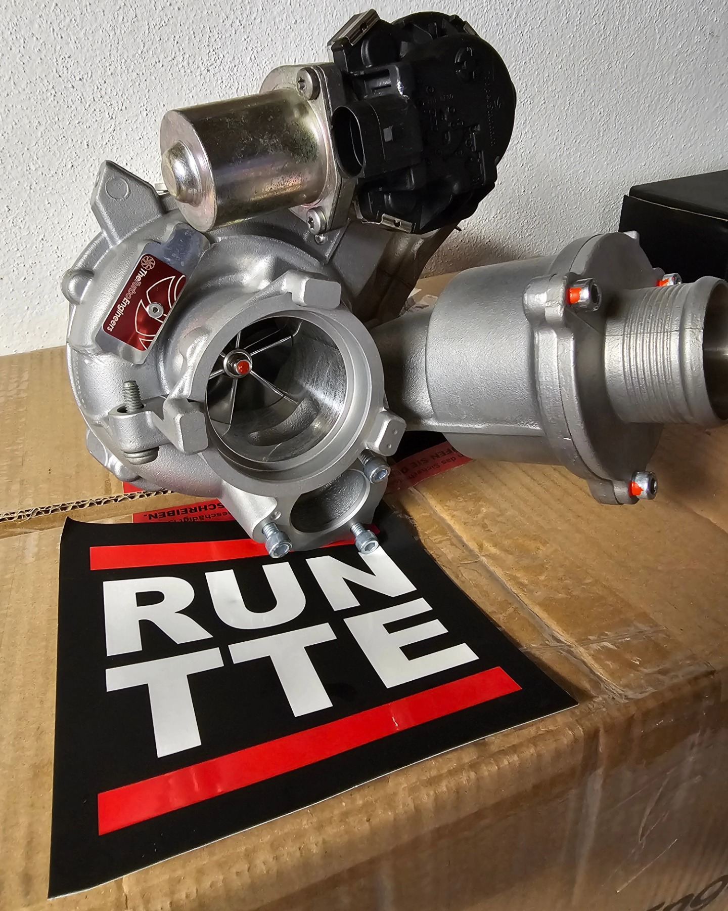 Turbolader-Upgrade auf dem Werkstatttisch